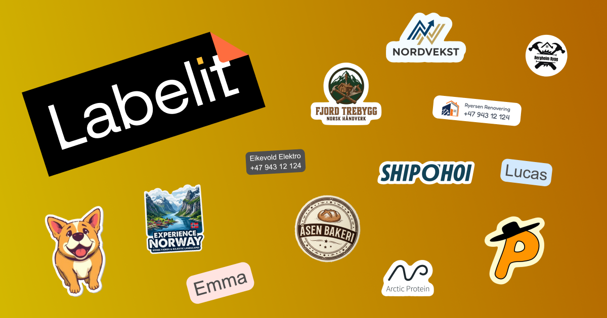 Design Klistremerker | labelit
